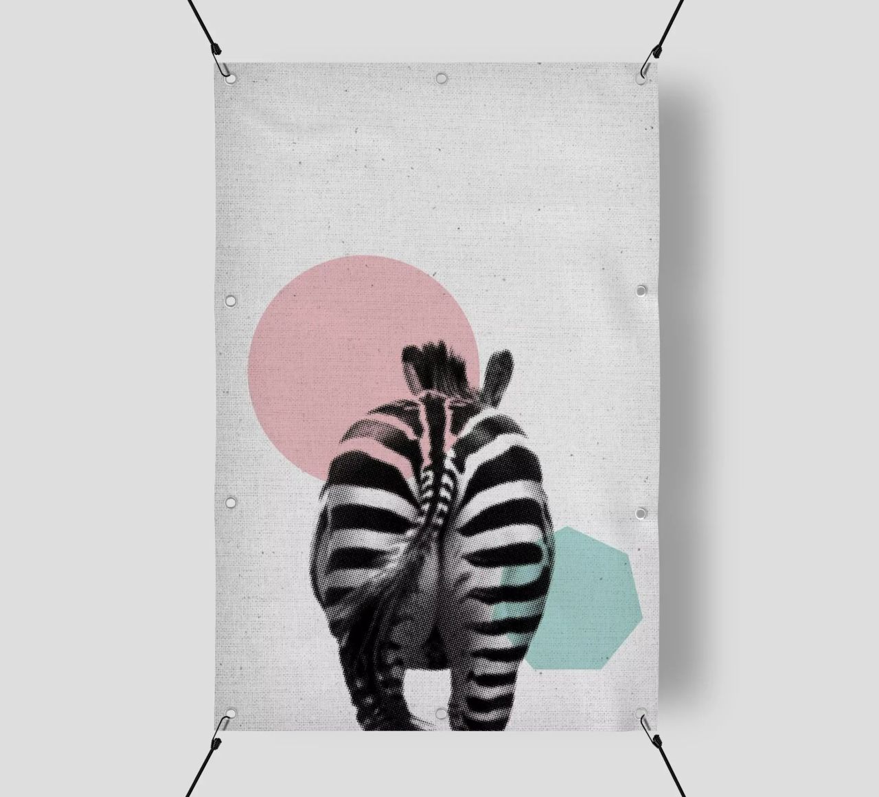 Zebra telo in pvc da Froilein Juno