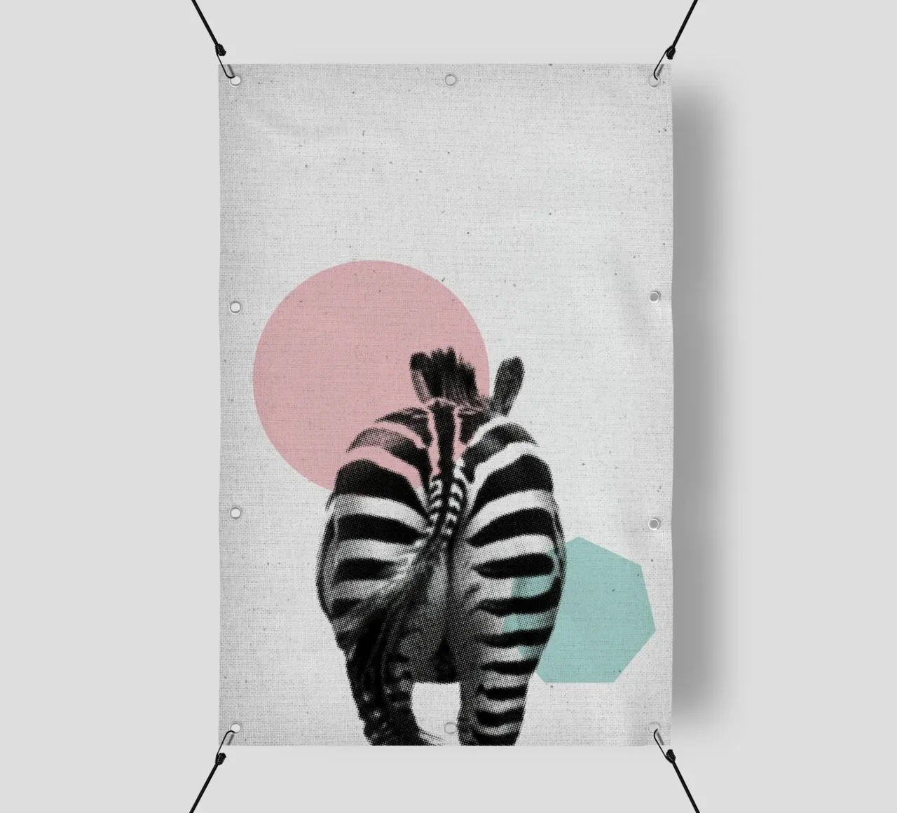 Zebra 01 telo in pvc da Froilein Juno