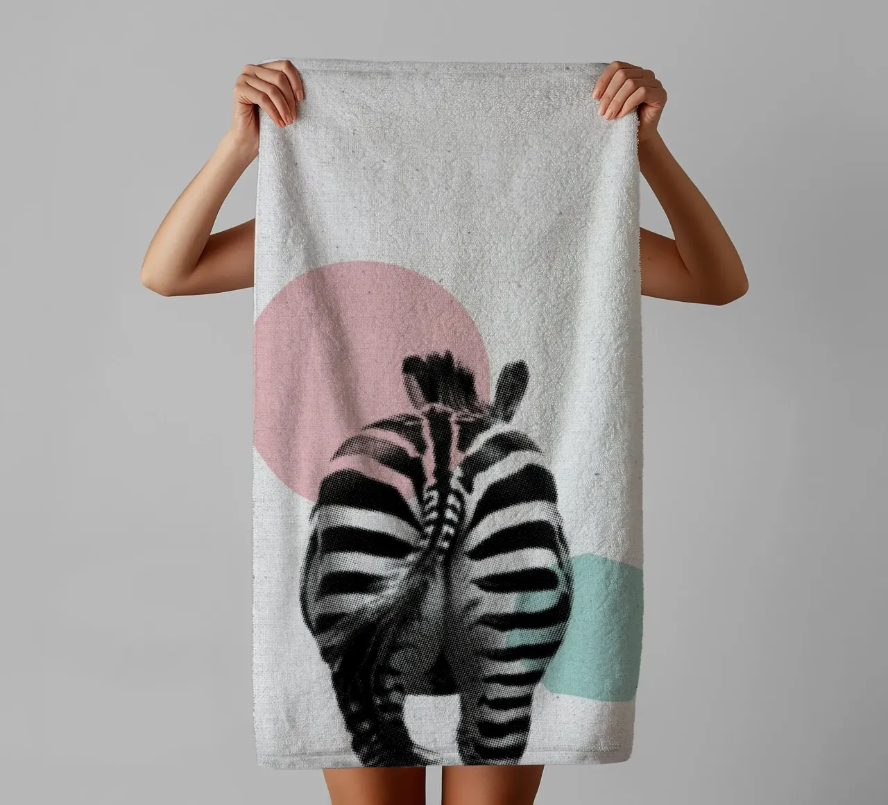 Zebra 01 asciugamano da bagno da Froilein Juno