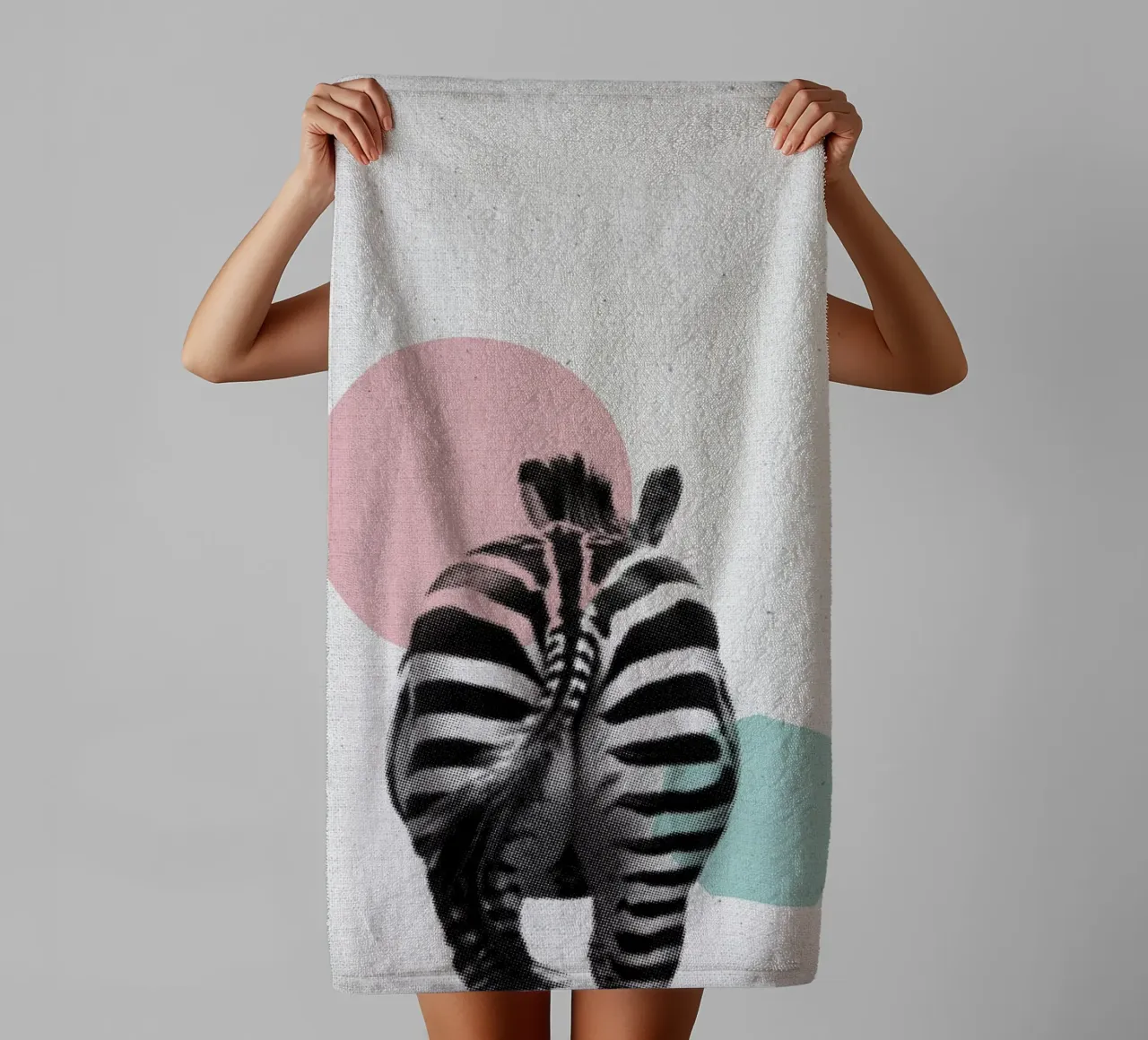 Zebra asciugamano da bagno da Froilein Juno