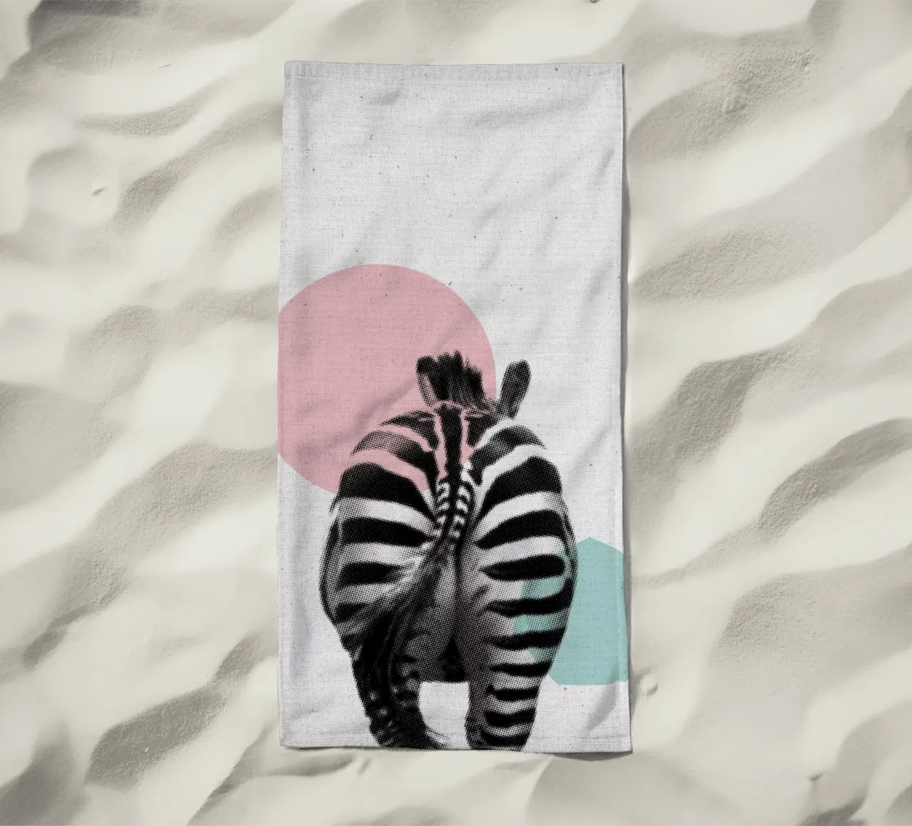 Zebra toalla de playa de Froilein Juno