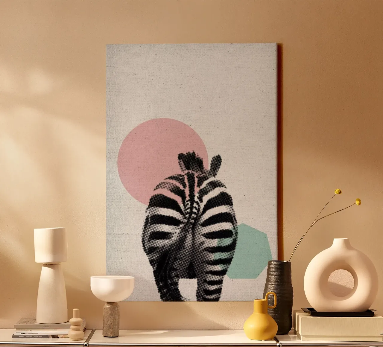 Zebra tela con Cornice a cassetta da Froilein Juno
