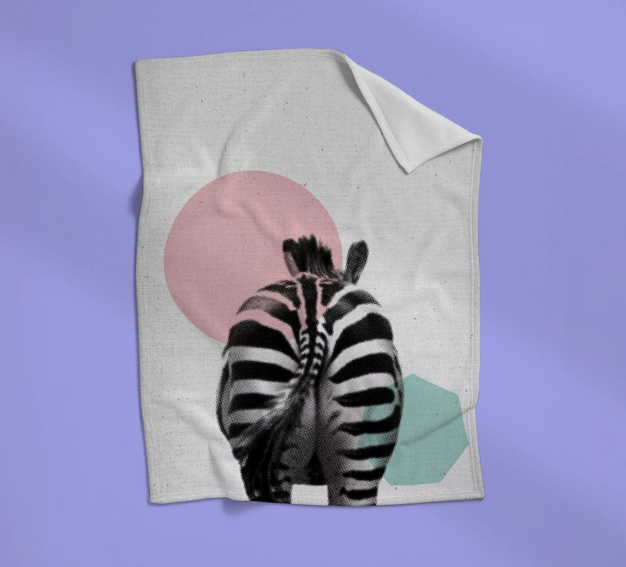 Zebra coperta in pile da Froilein Juno