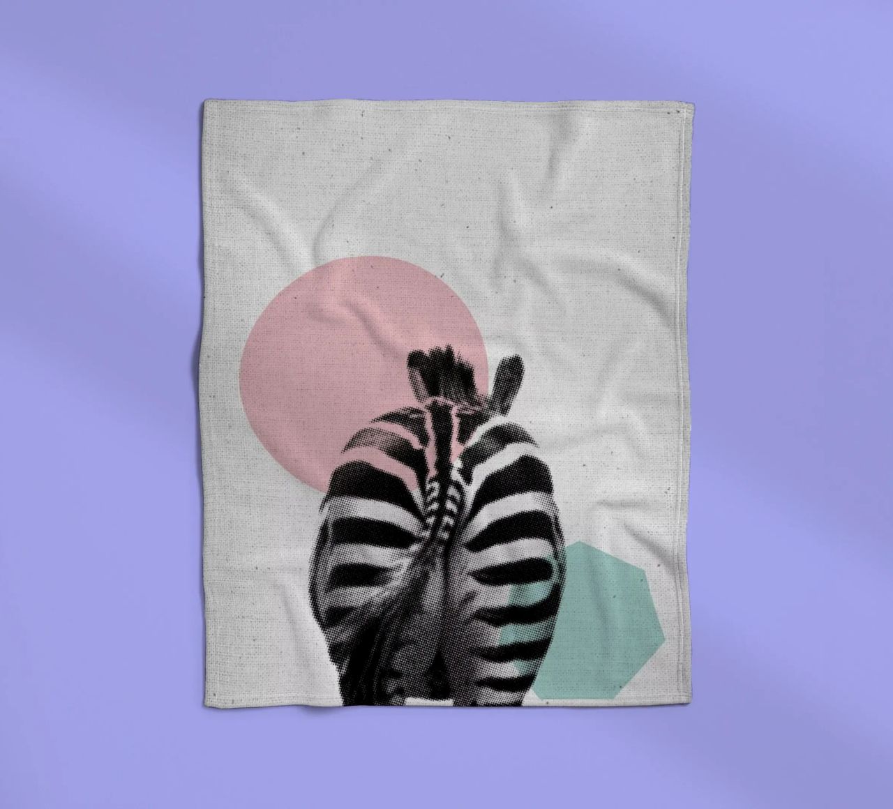 Zebra coperta in pile da Froilein Juno