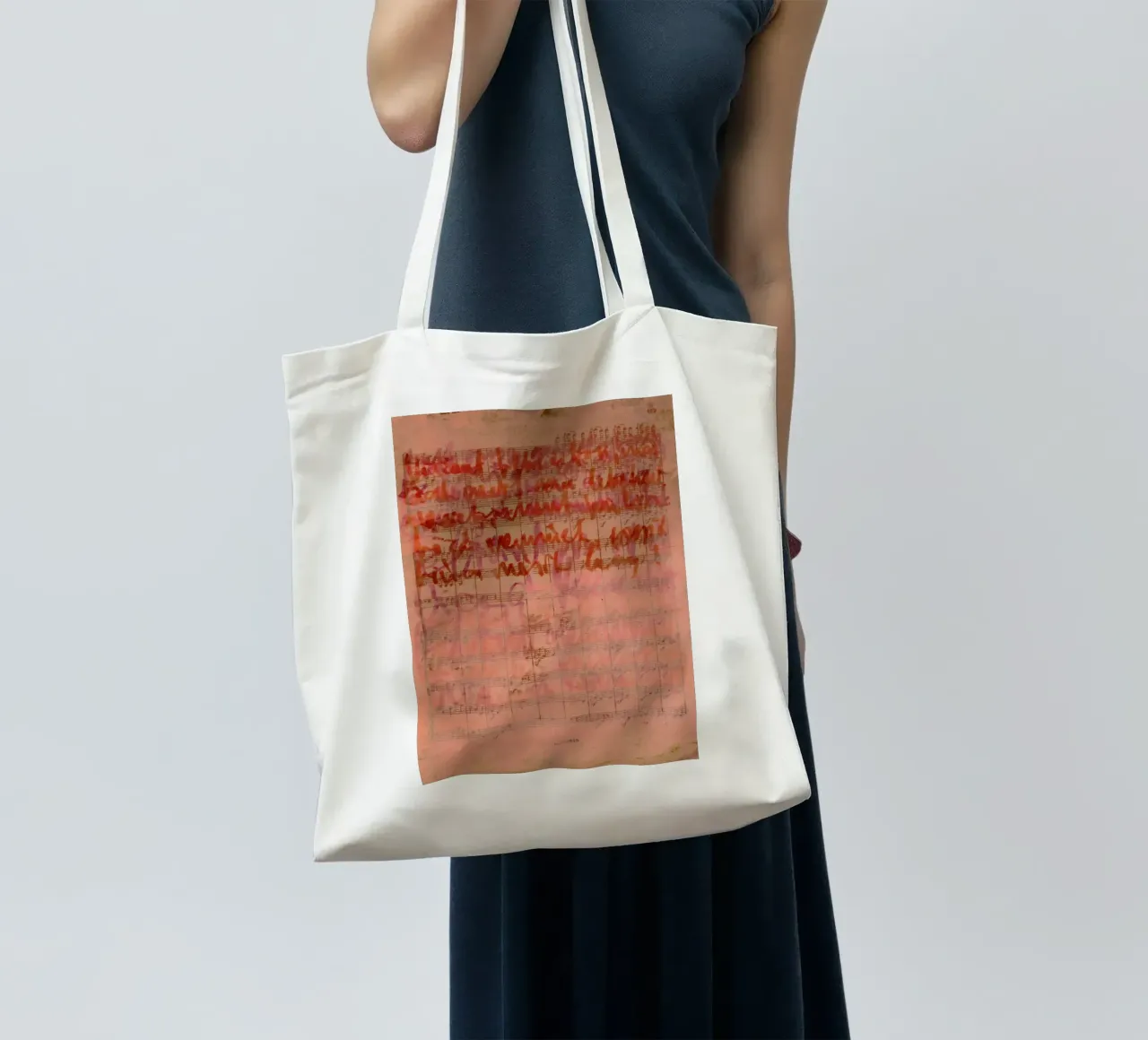 Transcriptions 25 tote bag by József Gábos