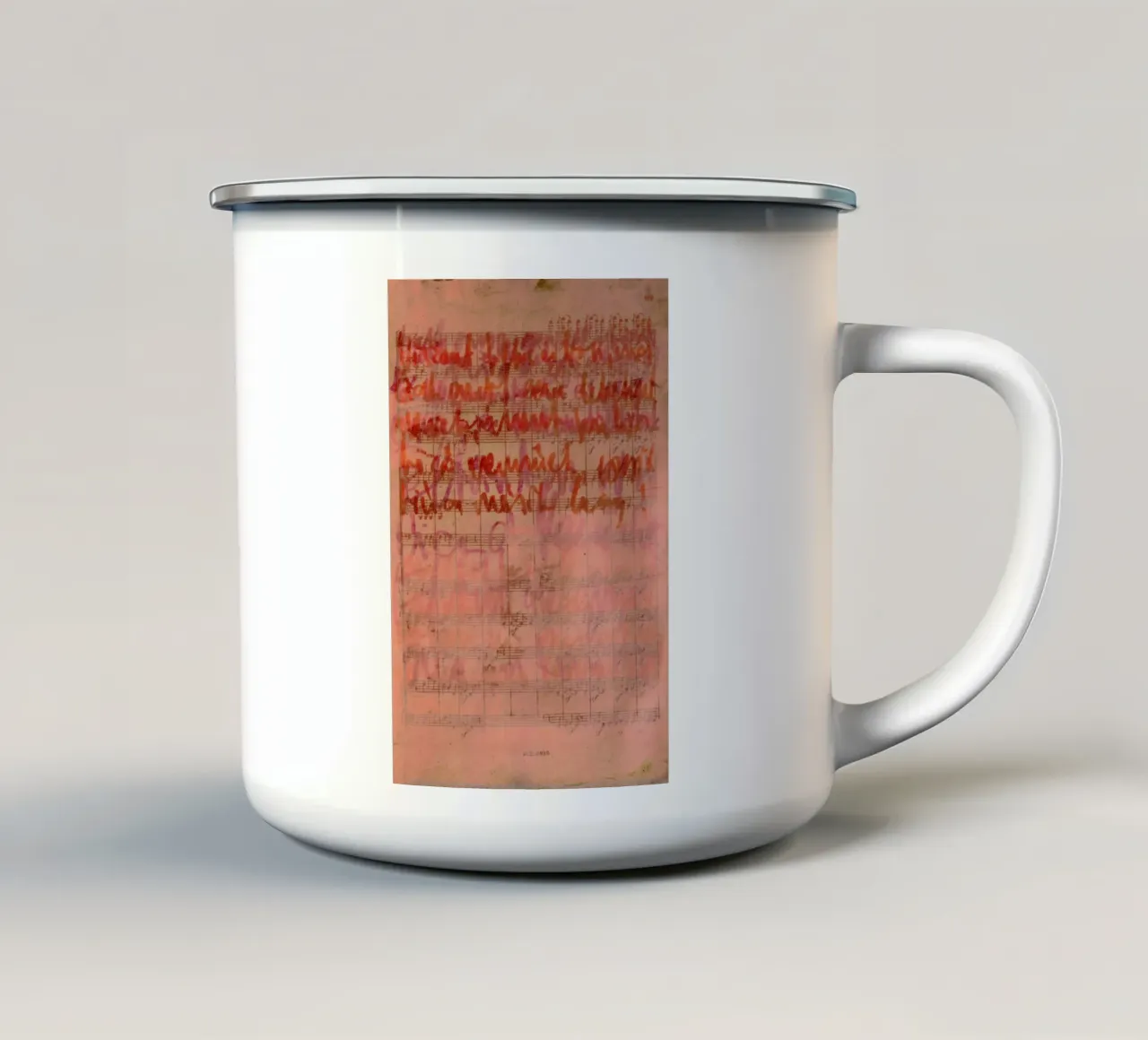 Transcriptions 25 taza de esmalte de József Gábos