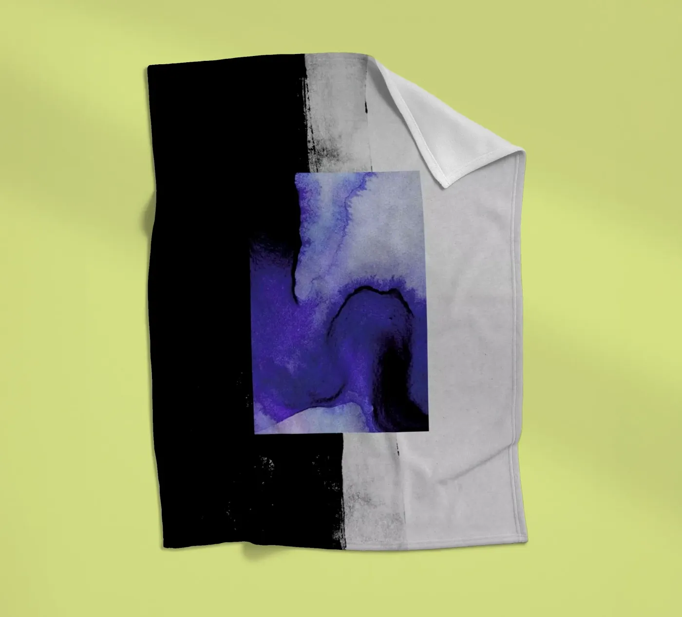 Blue Fleecedecke von STUDIO LEEMO