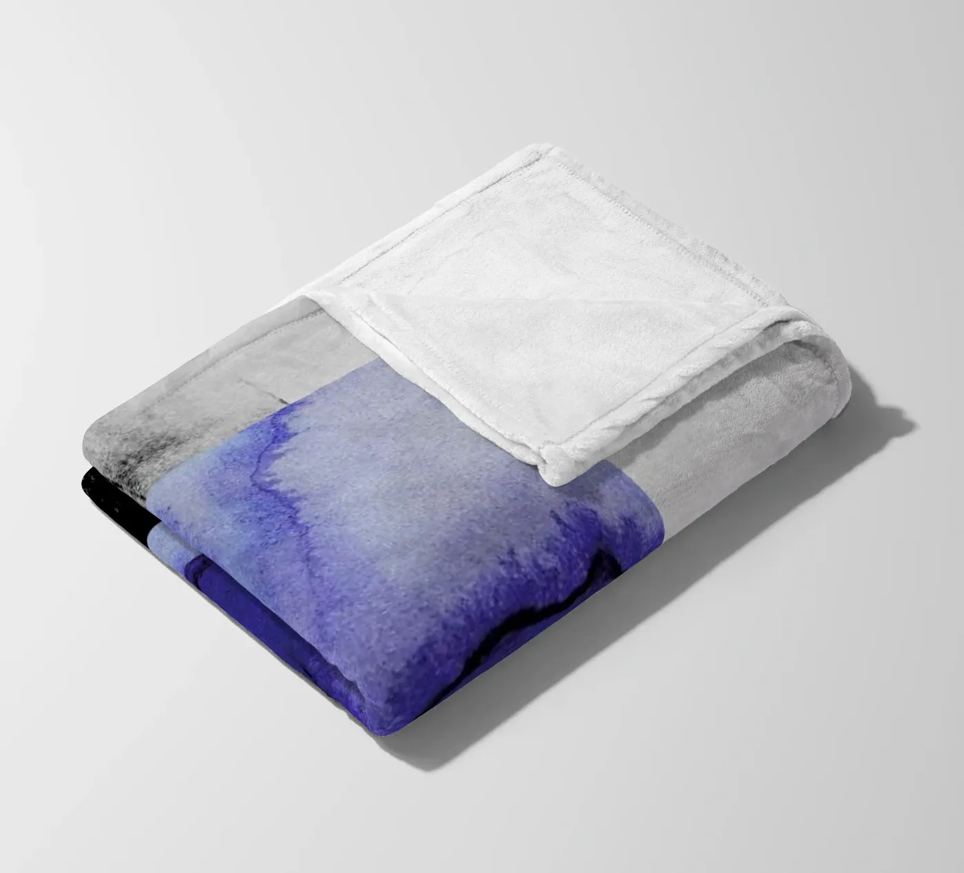 Blue Fleecedecke von STUDIO LEEMO