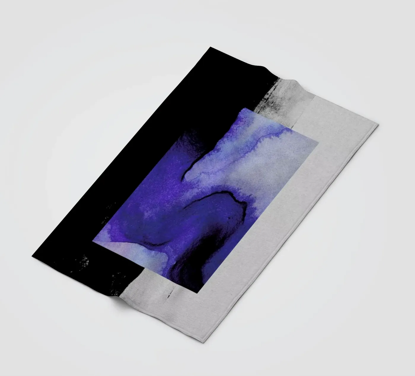 Blue Fleecedecke von STUDIO LEEMO