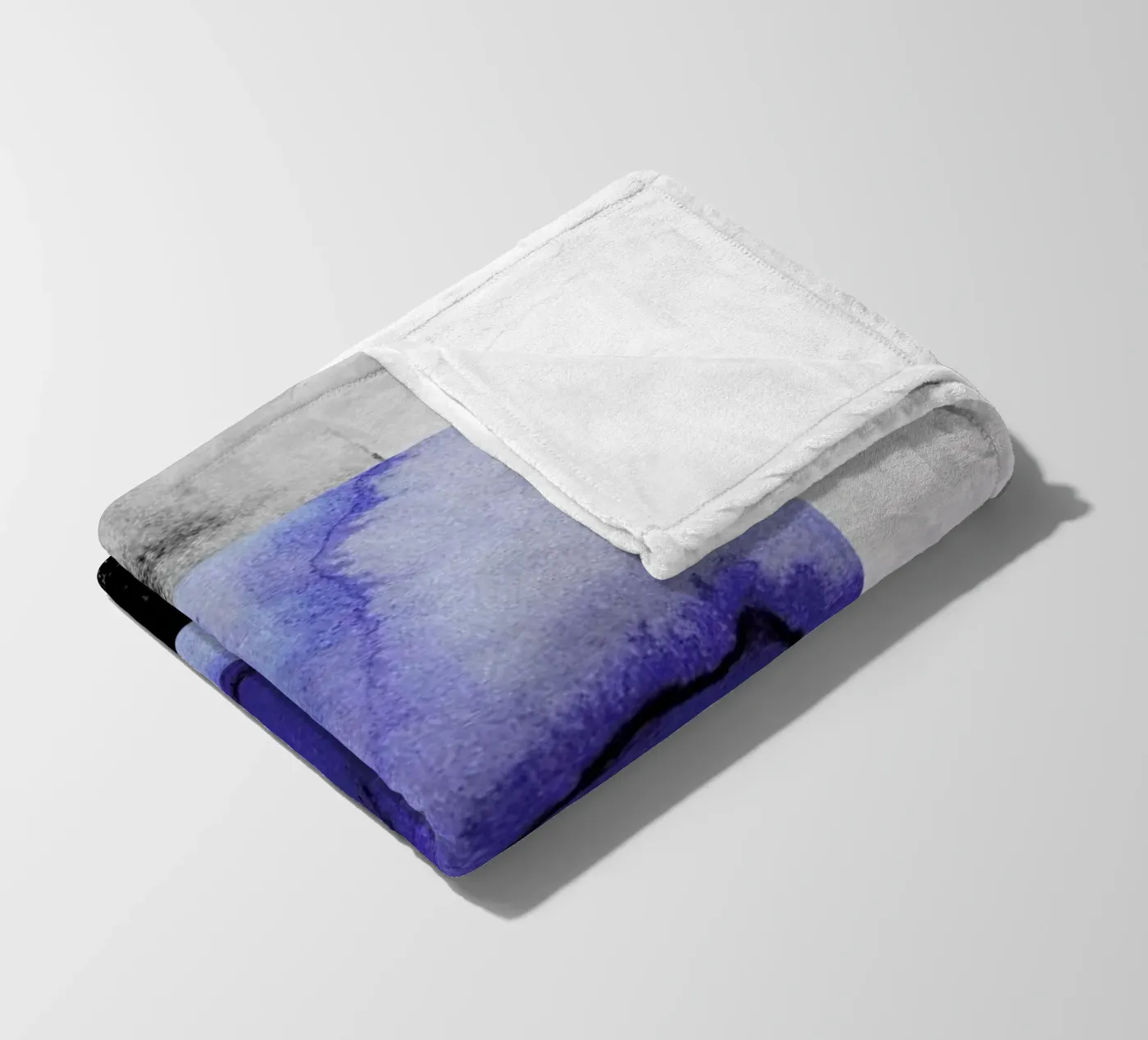 Blue Fleecedecke von STUDIO LEEMO