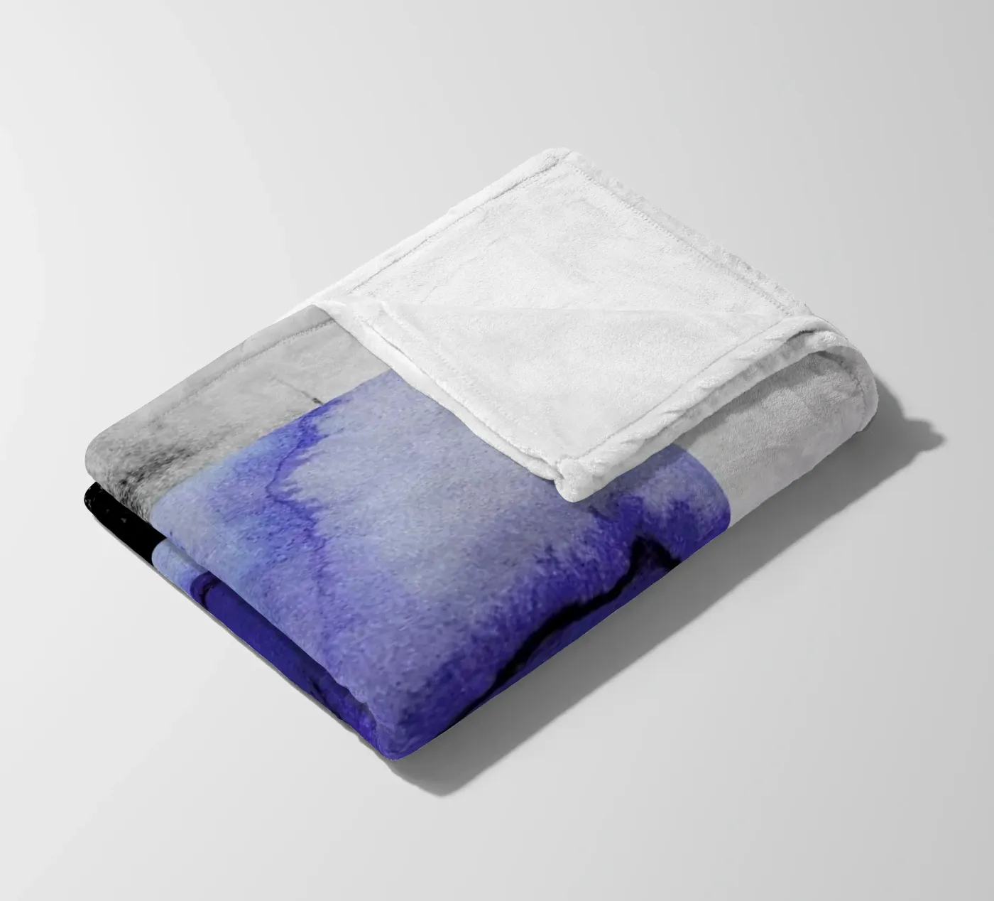 Blue Fleecedecke von STUDIO LEEMO