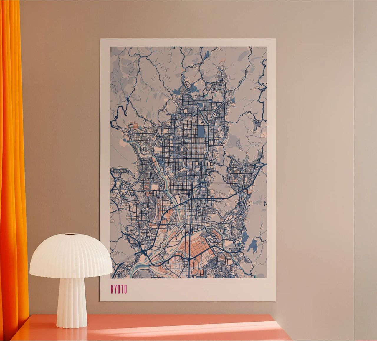Kyoto Labyrinth Poster von MOOODZART