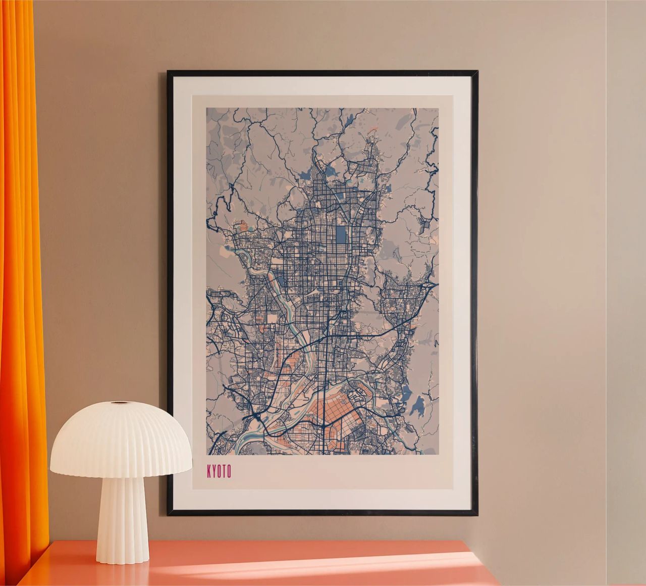 Kyoto Labyrinth Poster von MOOODZART
