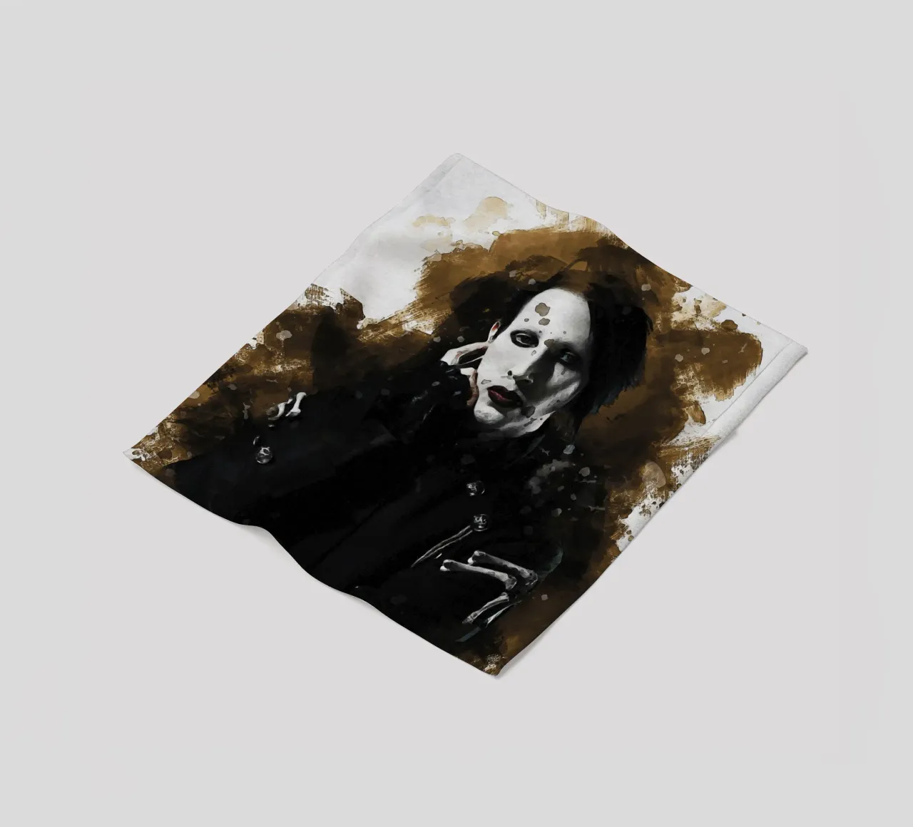 Fleck von Marilyn Manson Fleecedecke von Gunawan Rb
