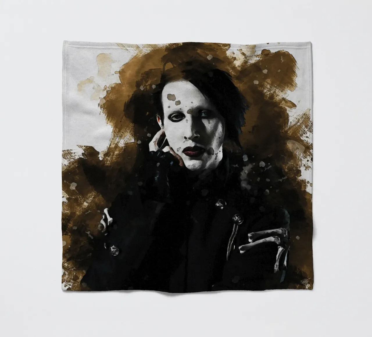 Fleck von Marilyn Manson Fleecedecke von Gunawan Rb
