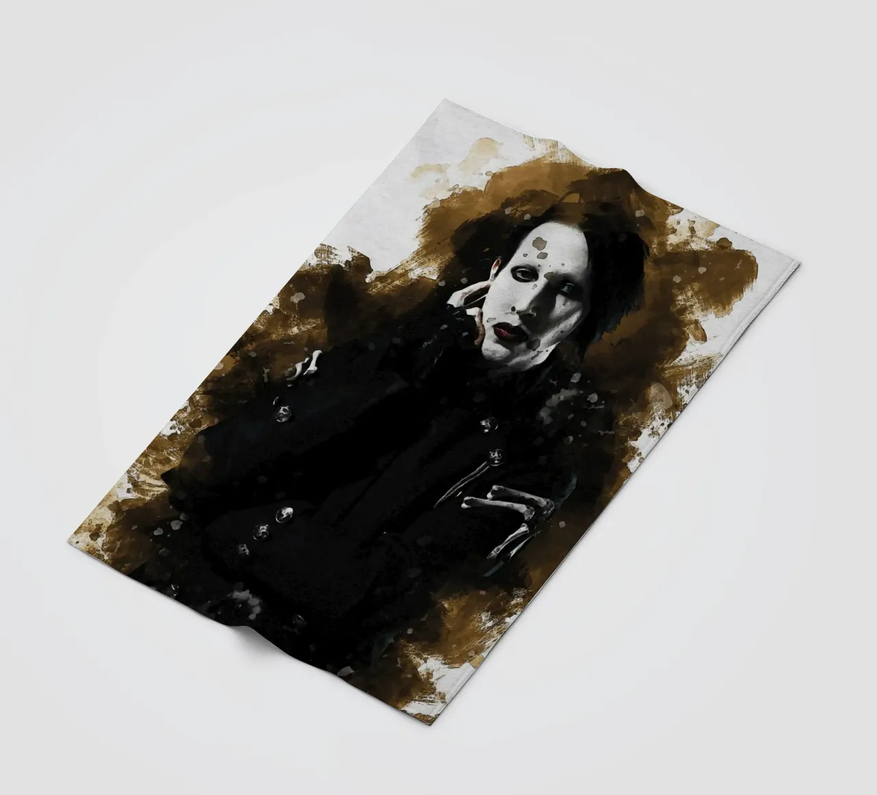 Fleck von Marilyn Manson Fleecedecke von Gunawan Rb