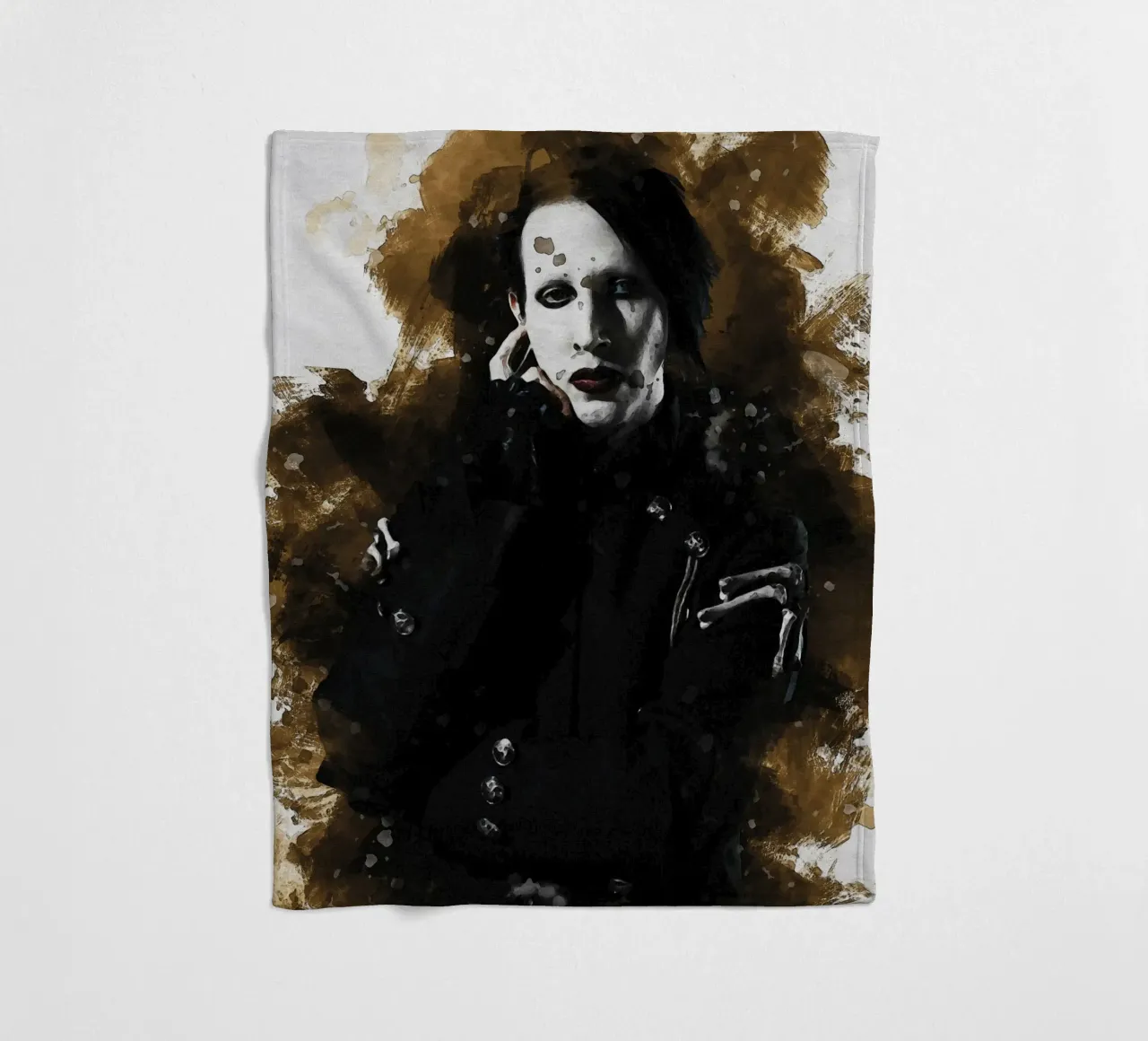 Fleck von Marilyn Manson Fleecedecke von Gunawan Rb