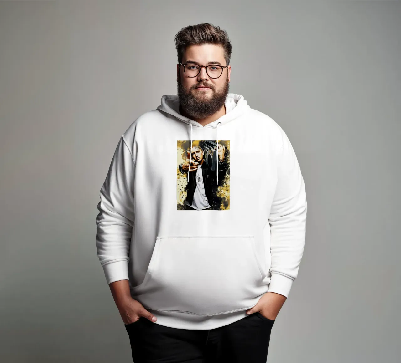 Sbaffo di Eminem felpa con cappuccio da Gunawan Rb