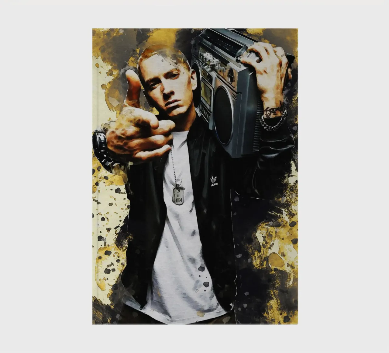 Smudge of Eminem notebook by Gunawan Rb
