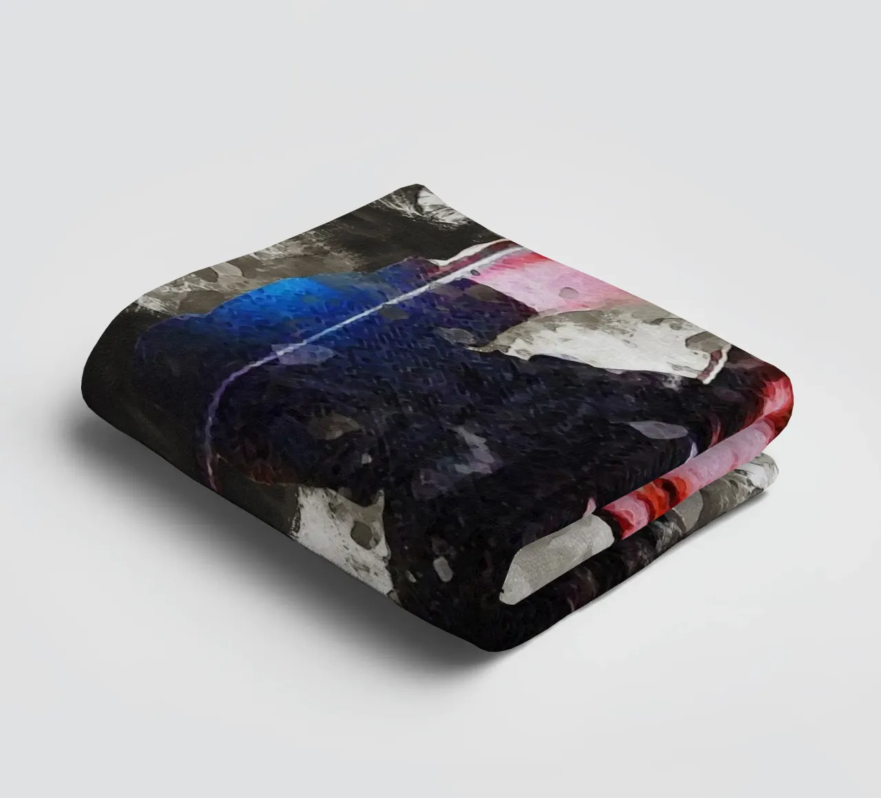 Smudge of ian curtis Live towel by Gunawan Rb