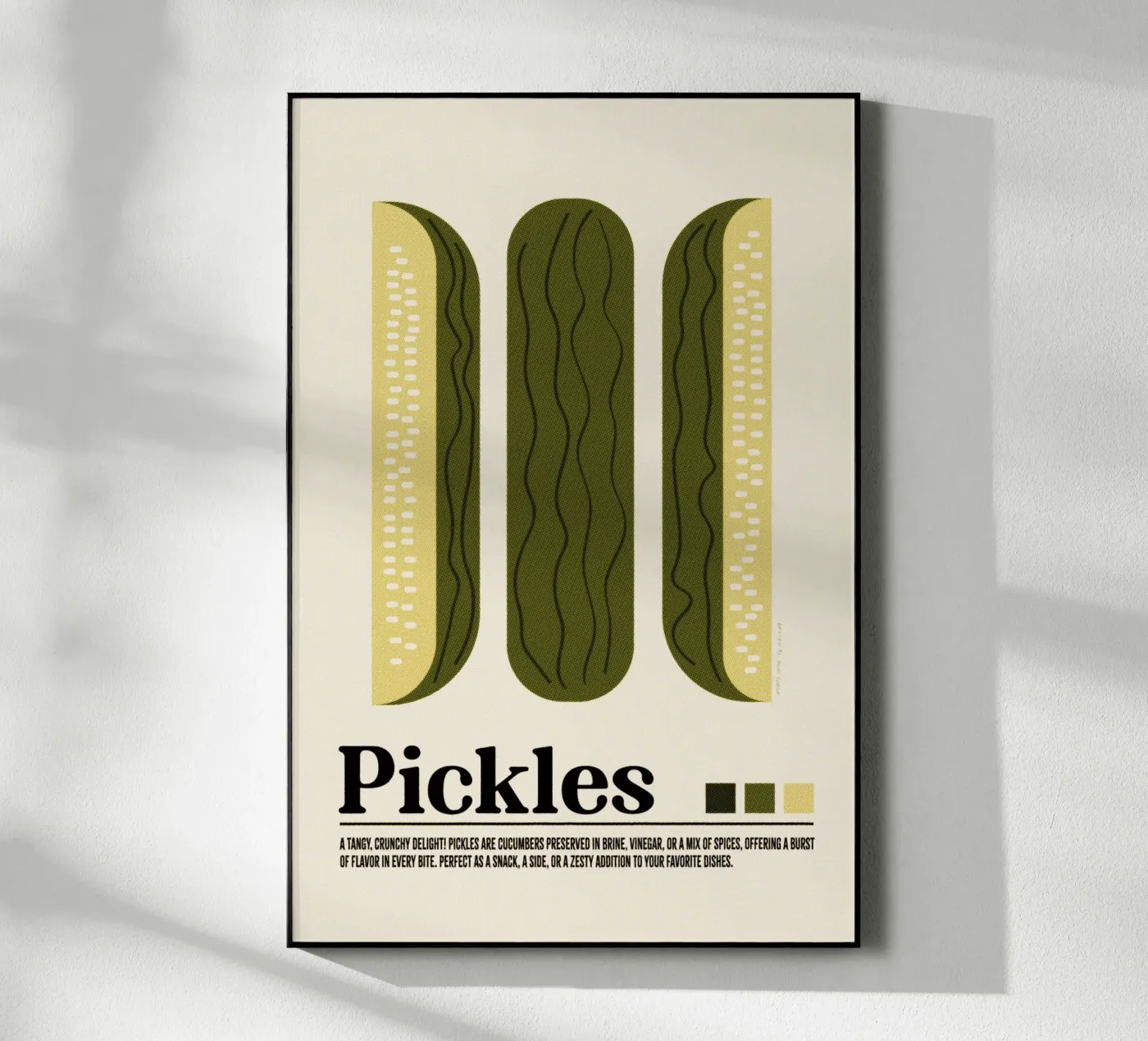 Pickles Acryl-Glas von Jonas Loose