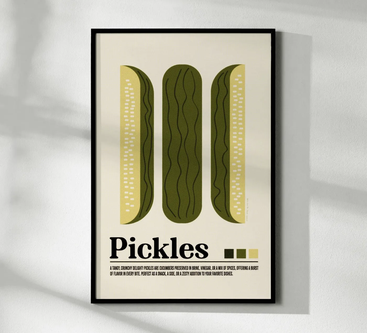 Pickles poster van Jonas Loose