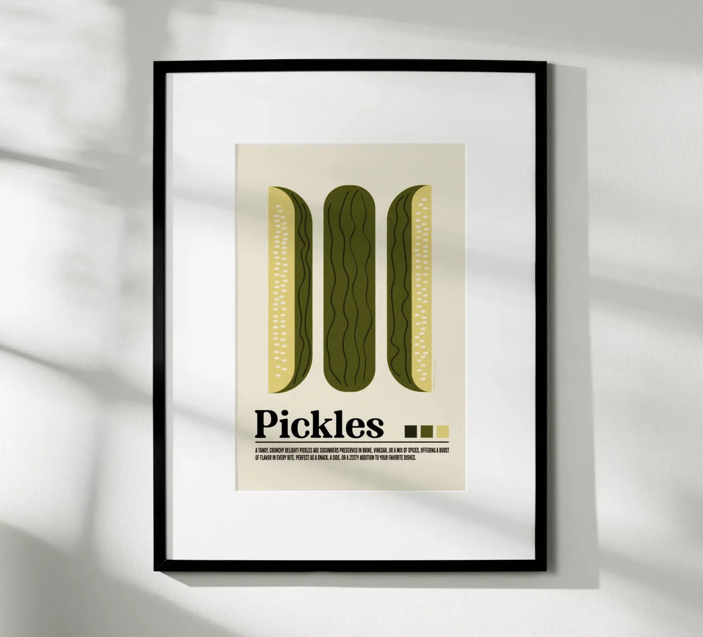Pickles poster van Jonas Loose