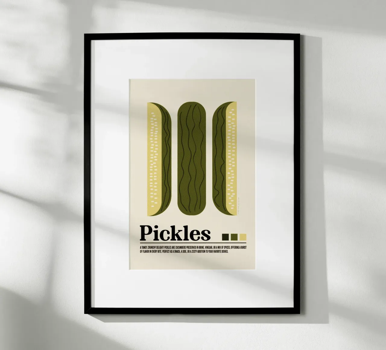 Pickles poster van Jonas Loose
