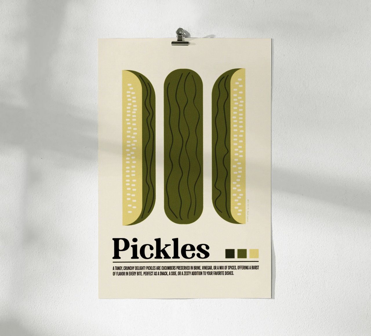 Pickles poster by Jonas Loose