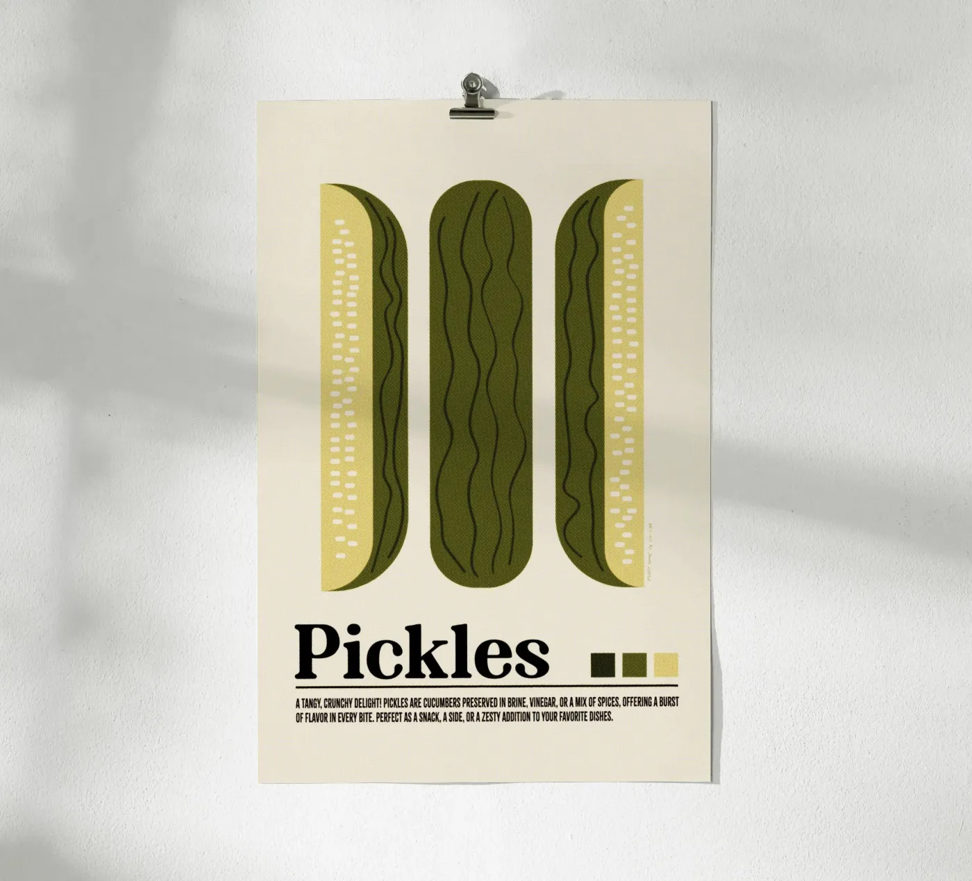 Pickles poster van Jonas Loose