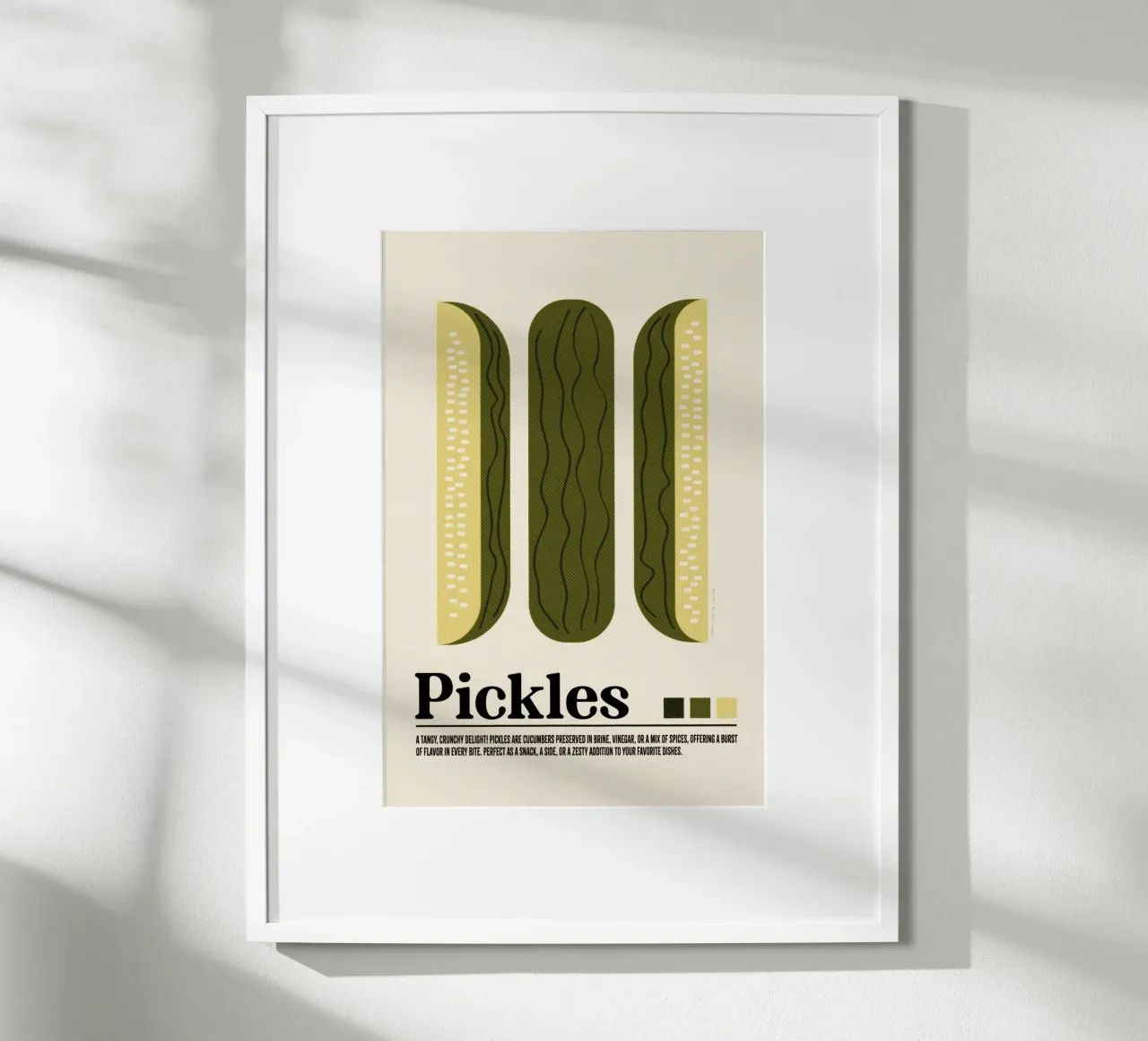Pickles poster van Jonas Loose