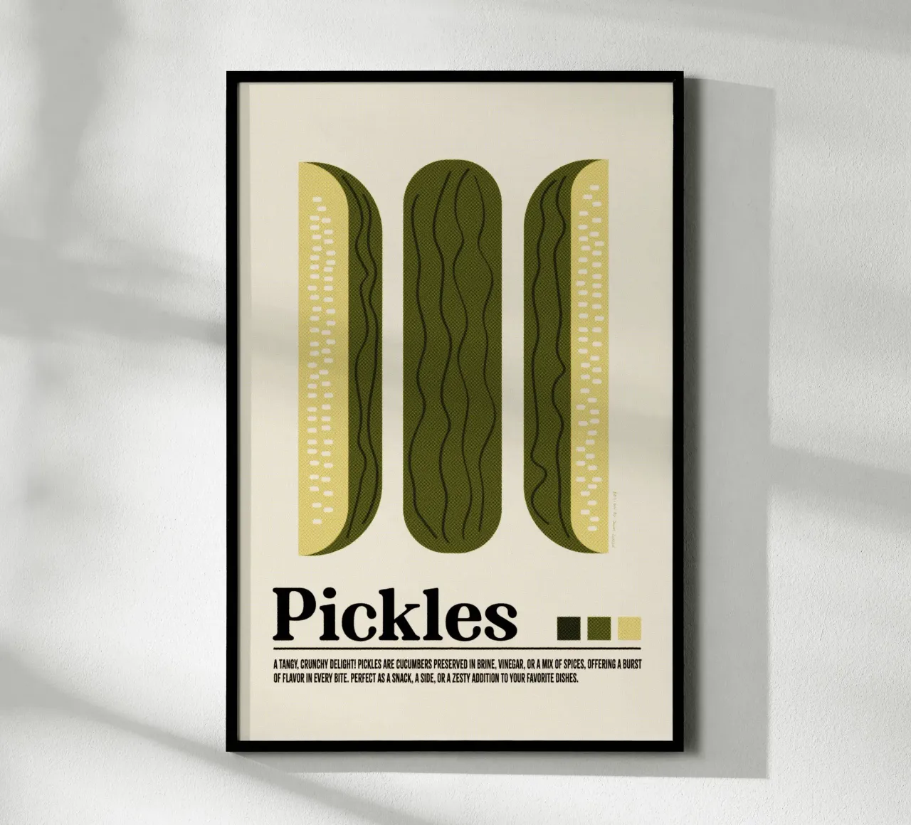 Pickles poster van Jonas Loose