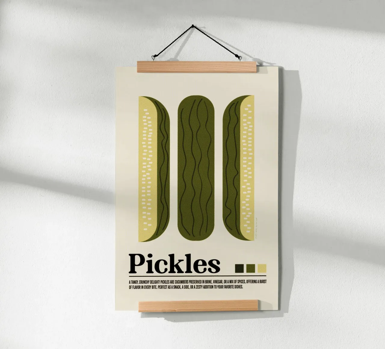 Pickles poster van Jonas Loose