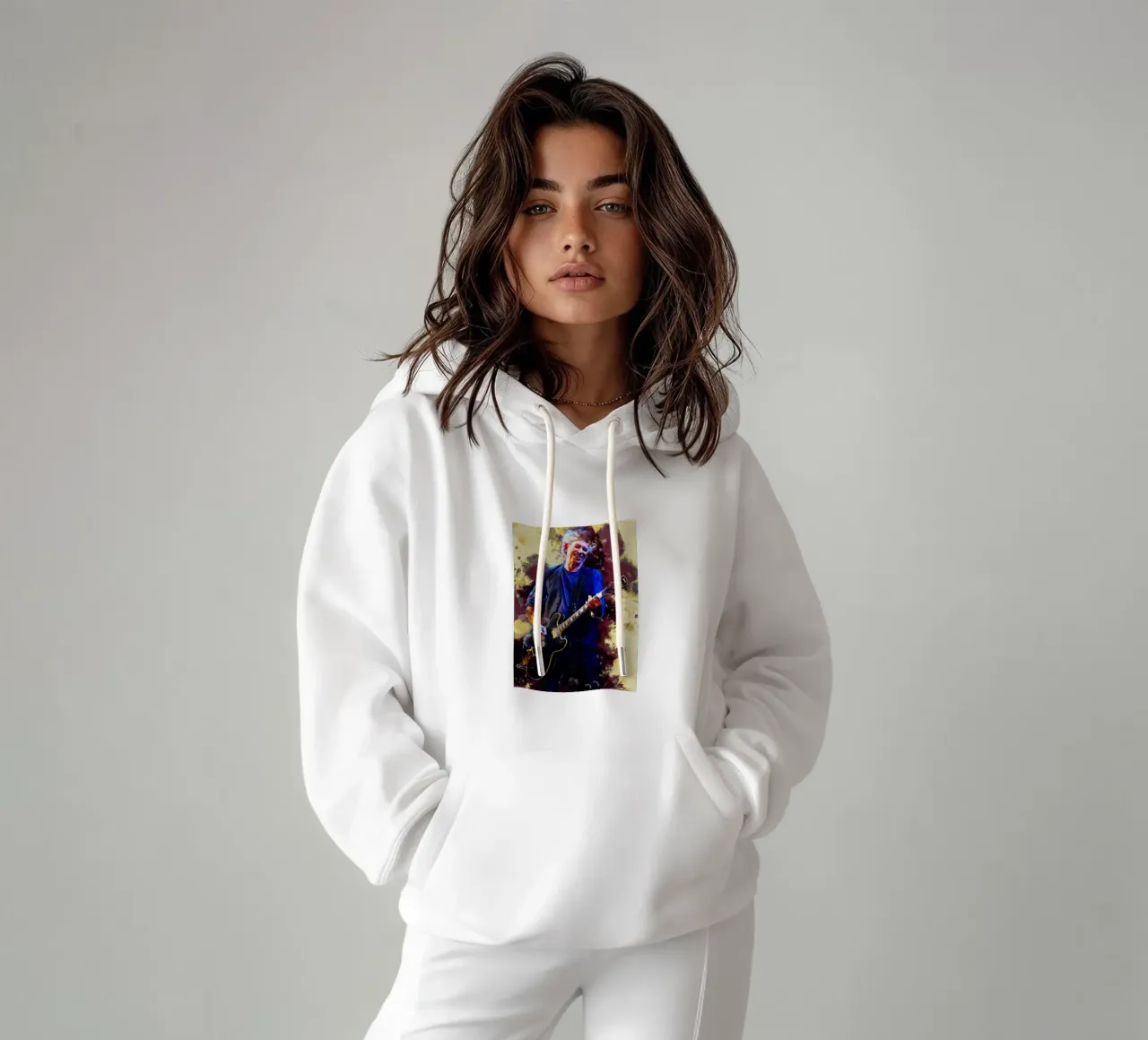 Mancha de Keith Richards en directo sudadera con capucha de Gunawan Rb