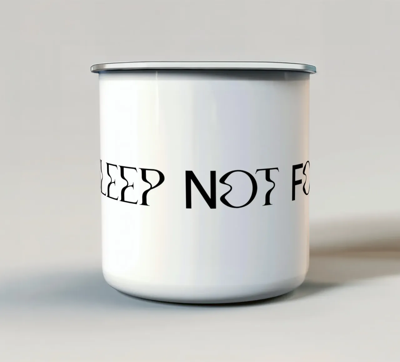 404: Sleep Not Found tazza in smalto da treechild