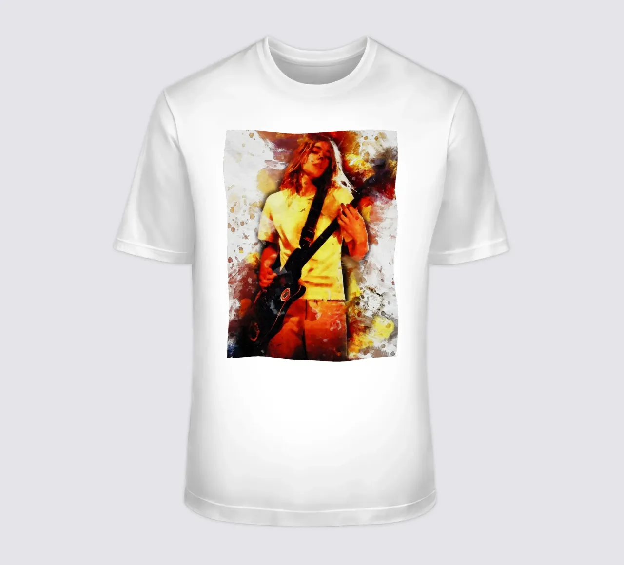 Smudge of Portrait Daniel johns t-shirt by Gunawan Rb