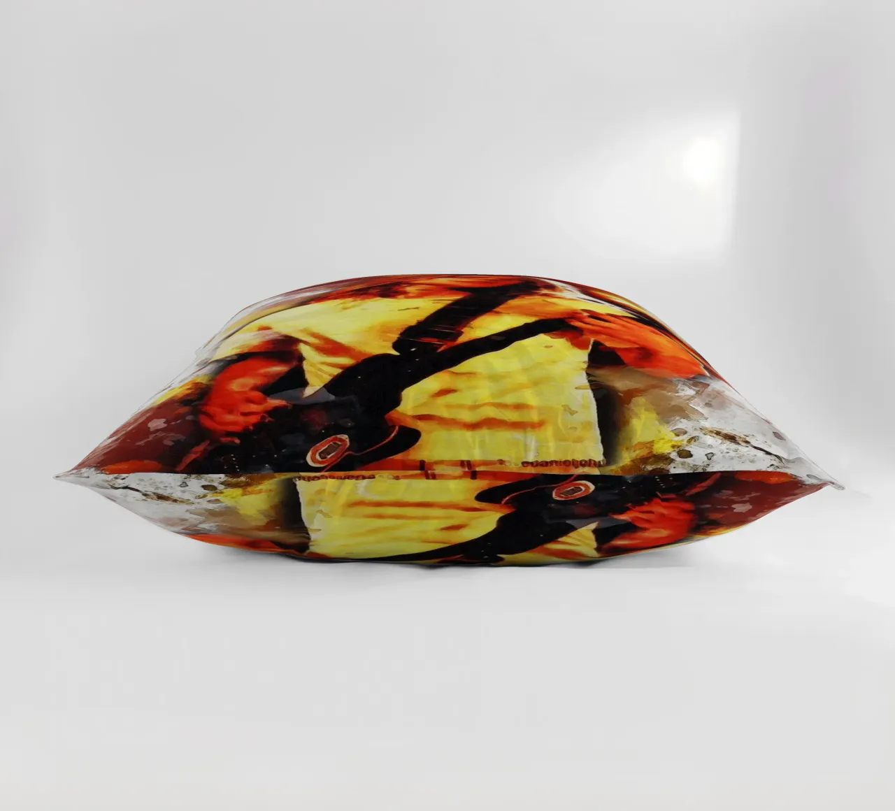 Smudge of Portrait Daniel johns decorative cushion by Gunawan Rb