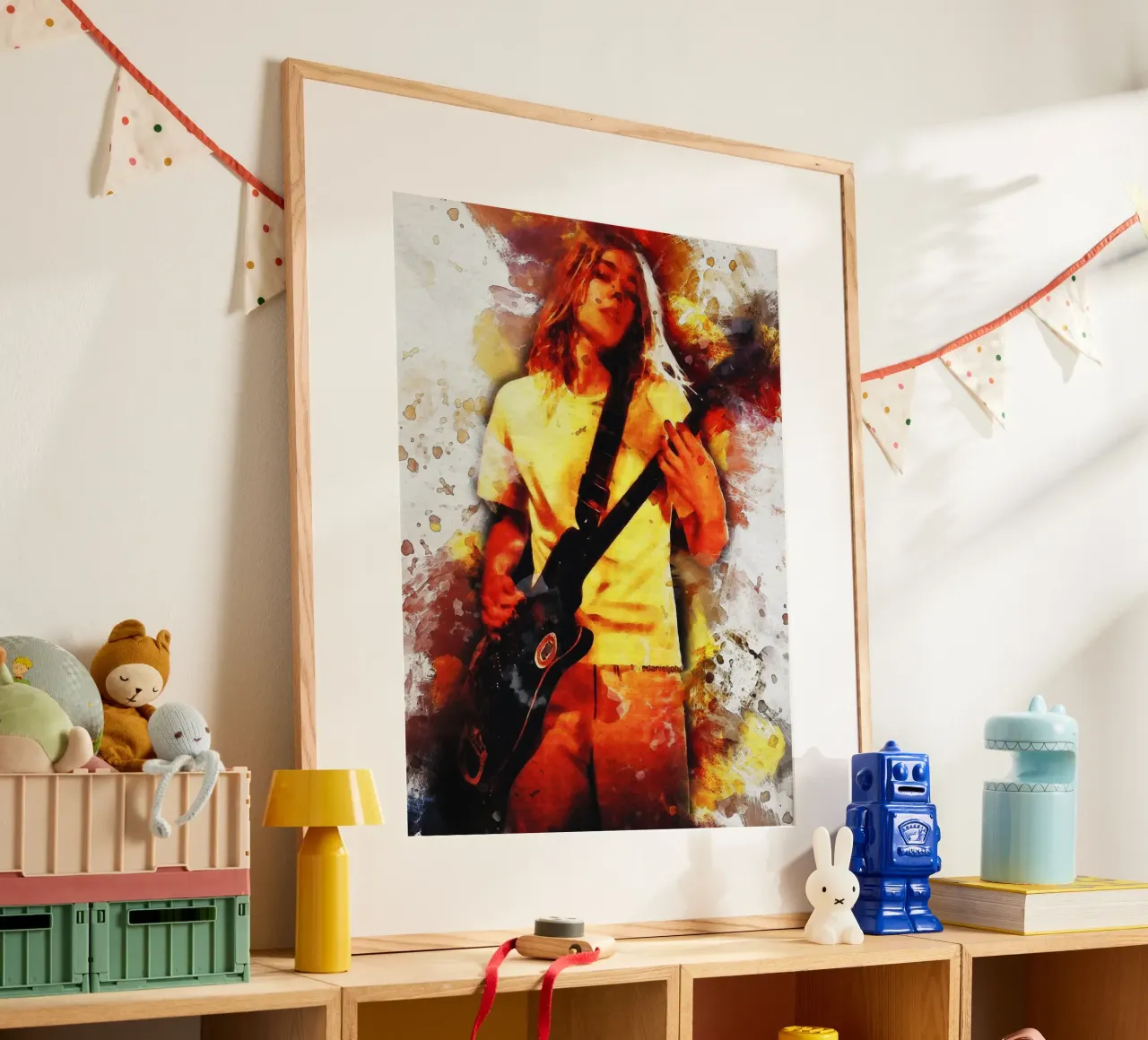 Smudge of Portrait Daniel johns poster by Gunawan Rb