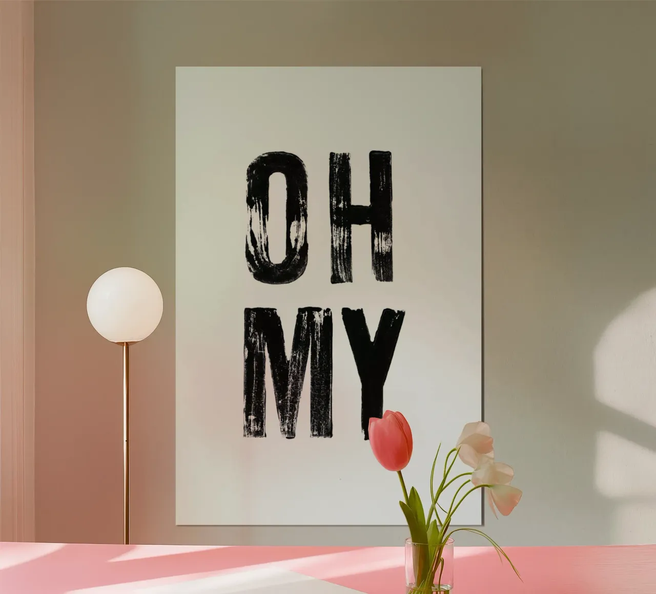 OH MY poster con telaio in legno da petiteCAPS