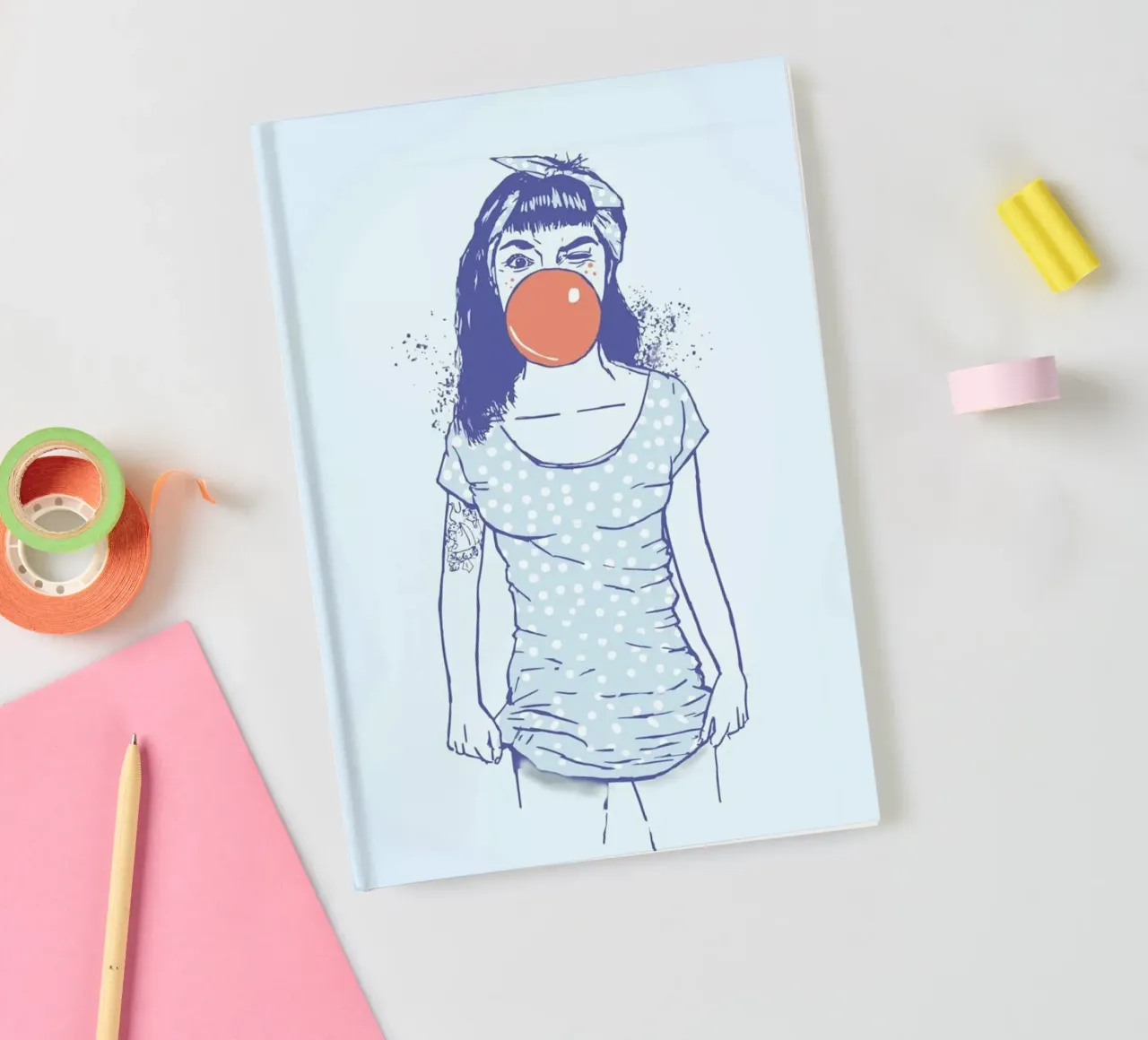 Pin Up notebook by Balazs Solti