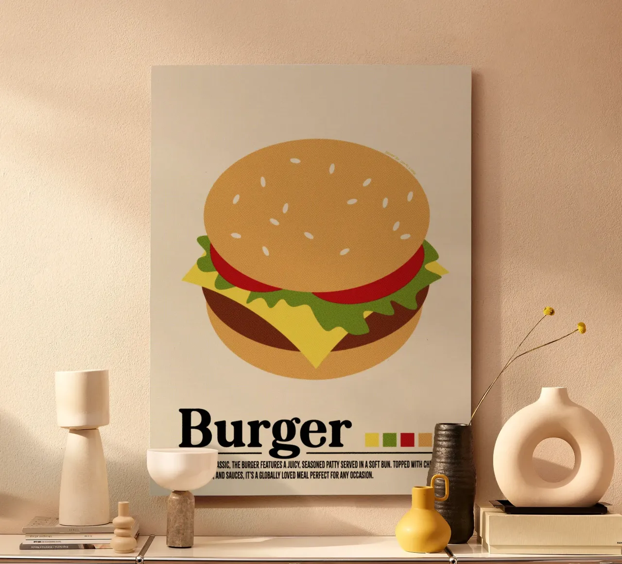 Hamburger alluminio dibond da Jonas Loose