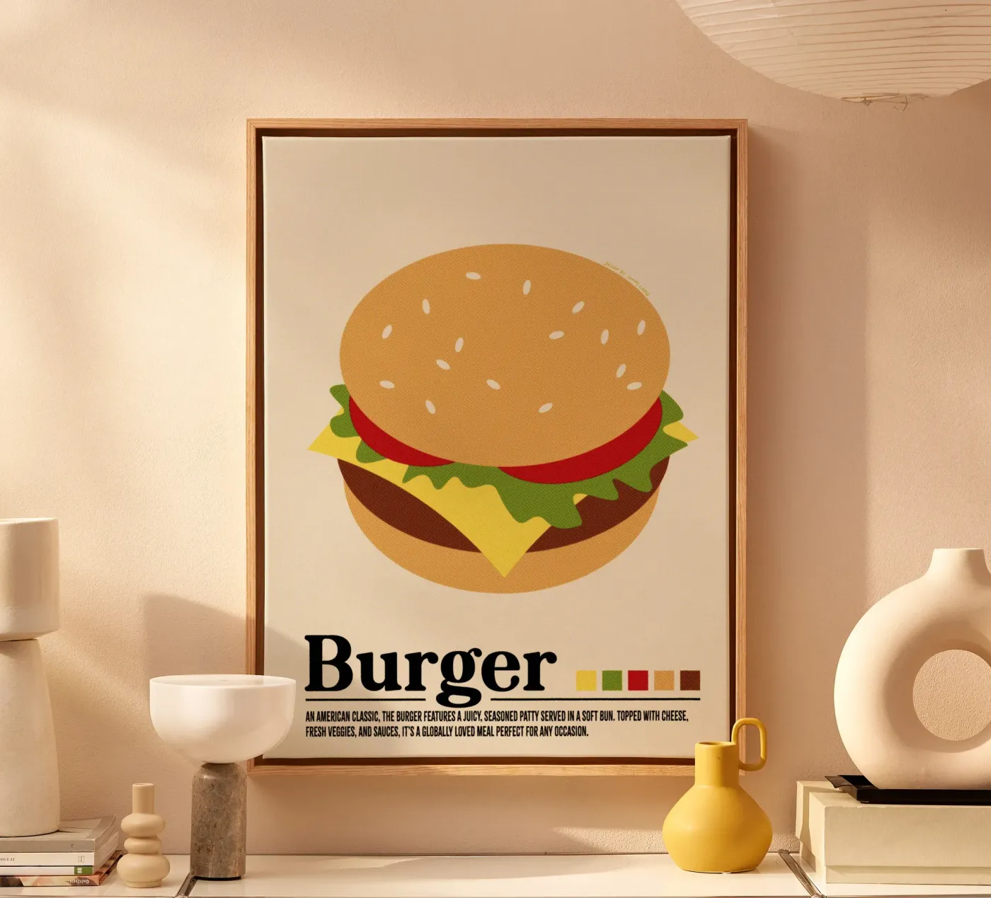 Hamburger tela da Jonas Loose