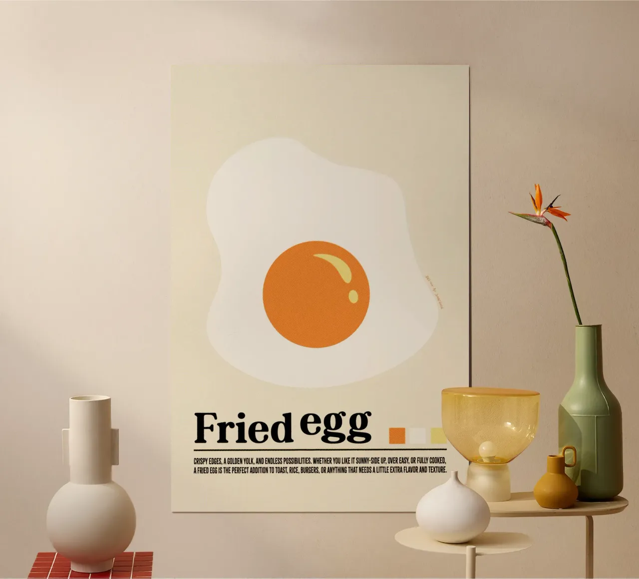 Spiegelei Poster von Jonas Loose