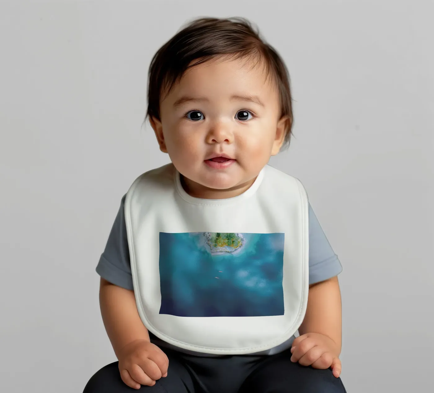 Kayaking baby bib by Airpixels