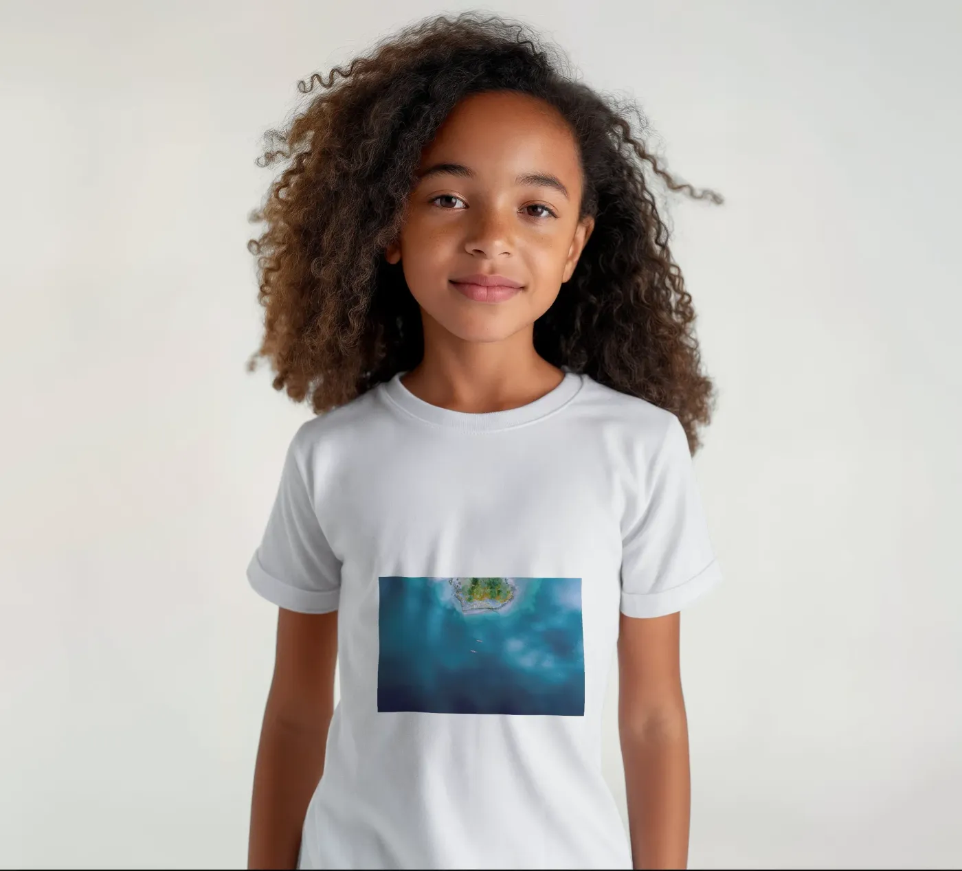 Kayaking t-shirt bambini da Airpixels