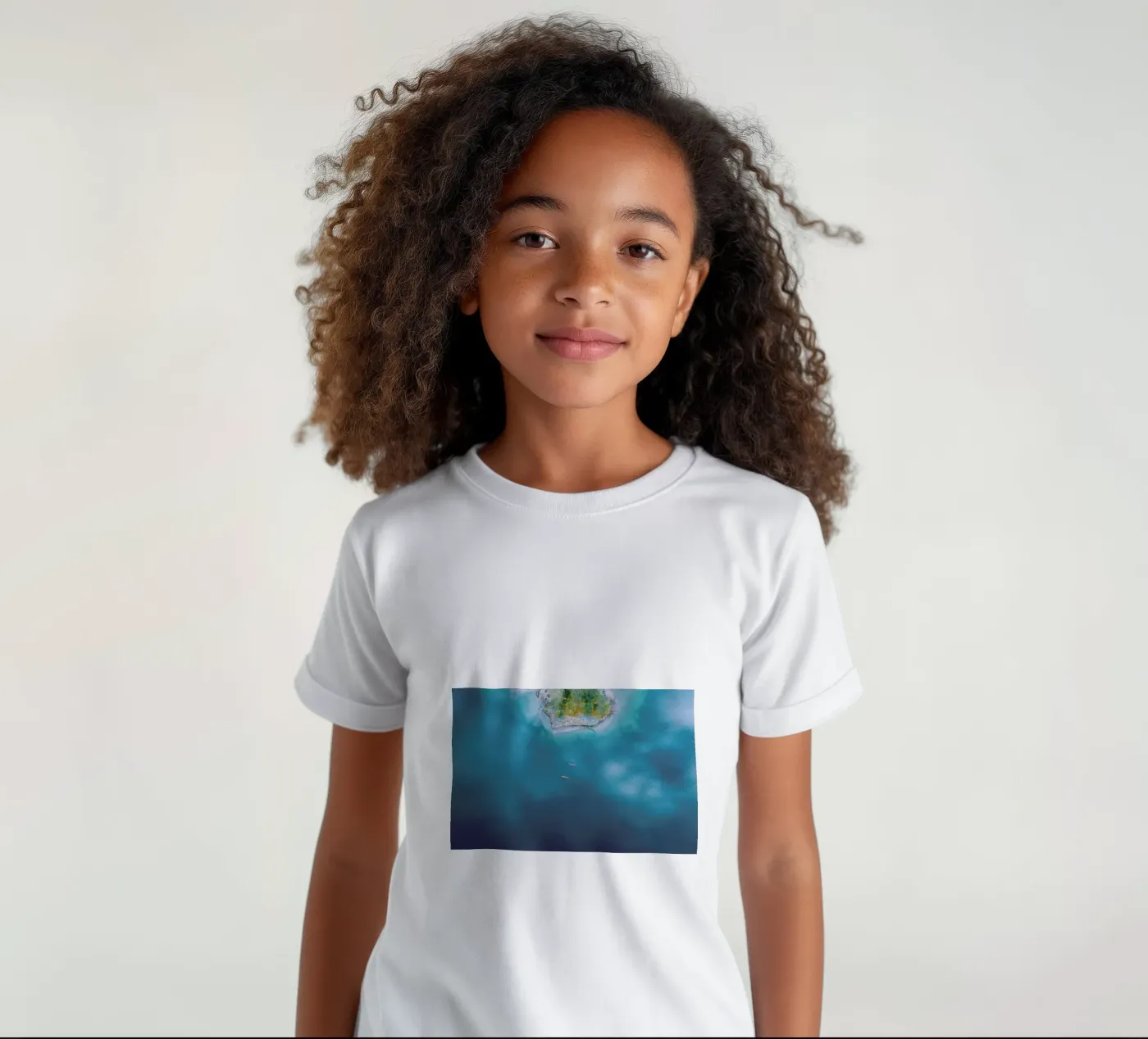 Kayaking t-shirt bambini da Airpixels