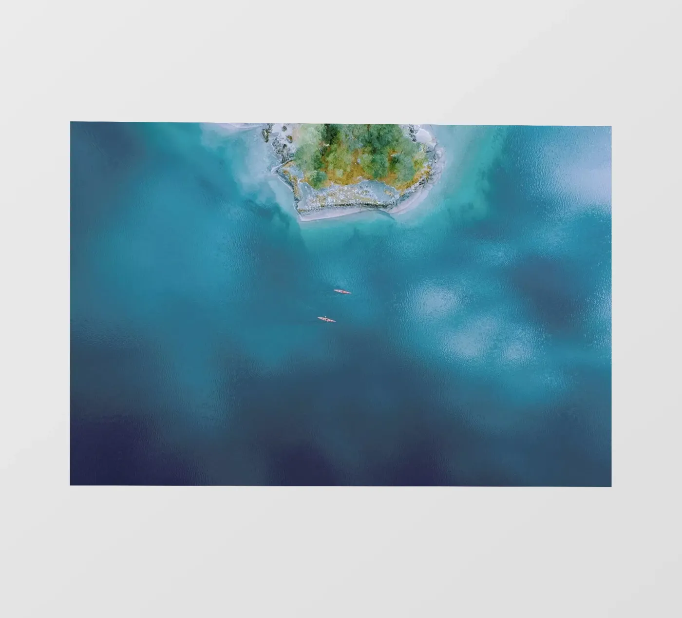 Kayaking pellicola backlit da Airpixels