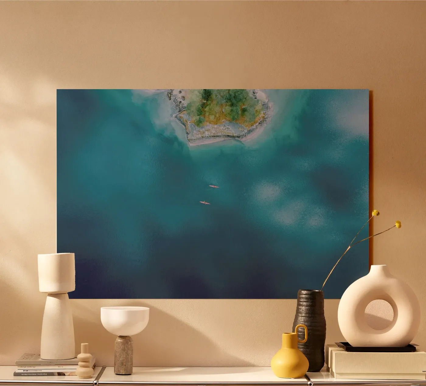 Kayaking Acryl-Glas von Airpixels
