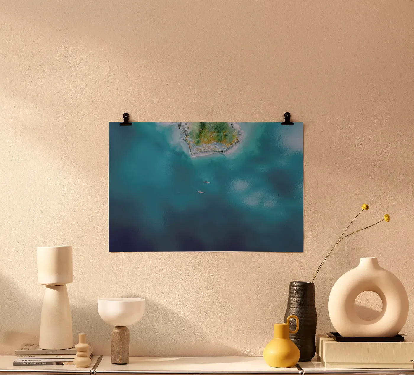 Kayaking Poster von Airpixels