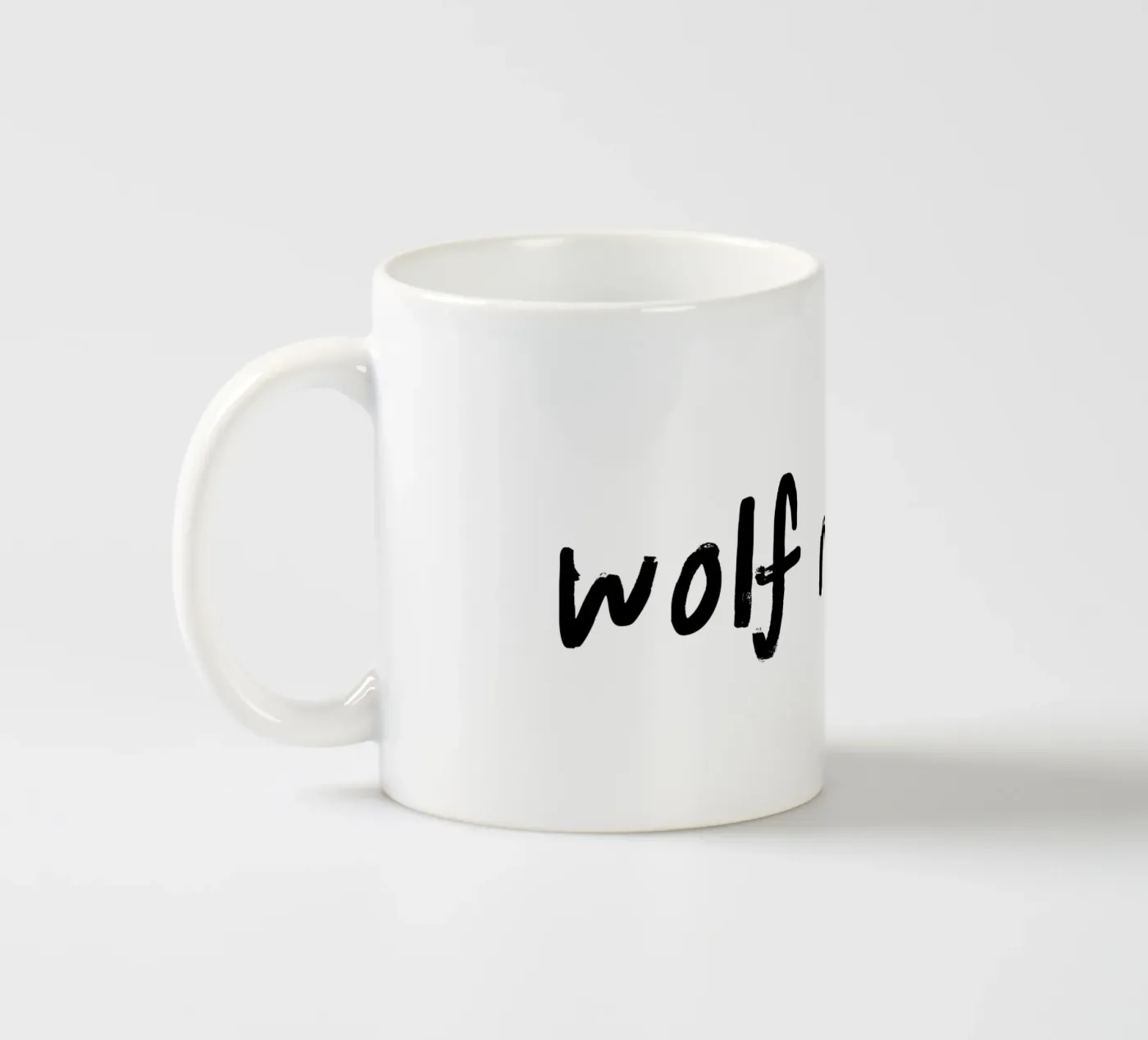 Wolf Mode ceramic mug by treechild